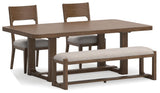 Cabalynn Dining Table, 2 Chairs and Bench