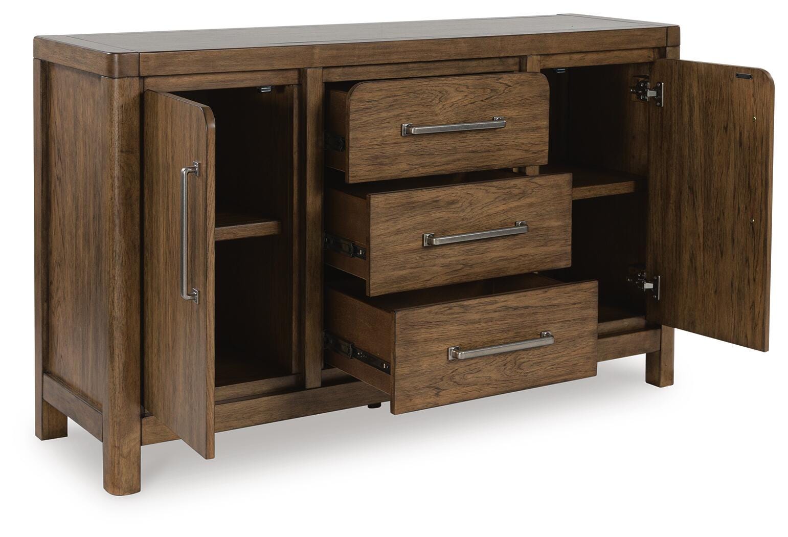 Cabalynn Counter Height Dining Table and 6 Barstools with Storage