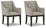 Burkhaus Dining Arm Chair (Set of 2)