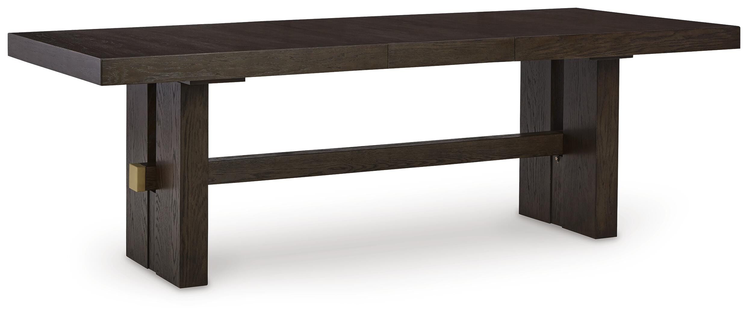 Burkhaus Extendable Dining Table and 8 Chairs with Storage