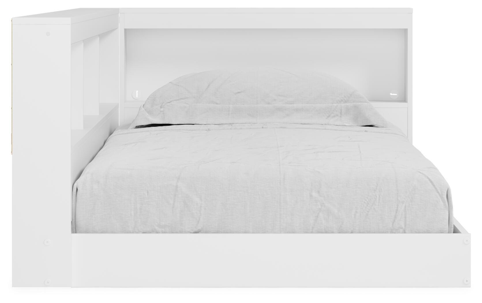 Piperton Bookcase Storage Bed