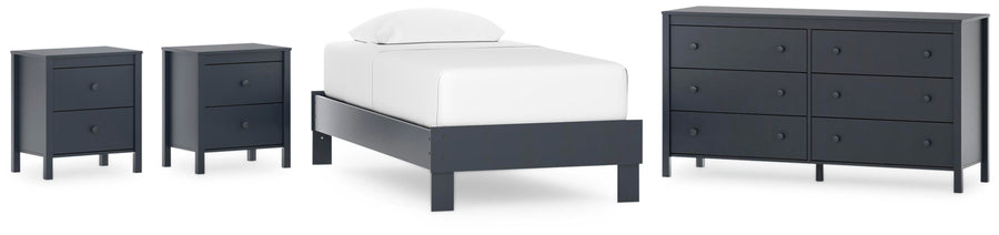 Simmenfort Platform Bed, Dresser and 2 Nightstands