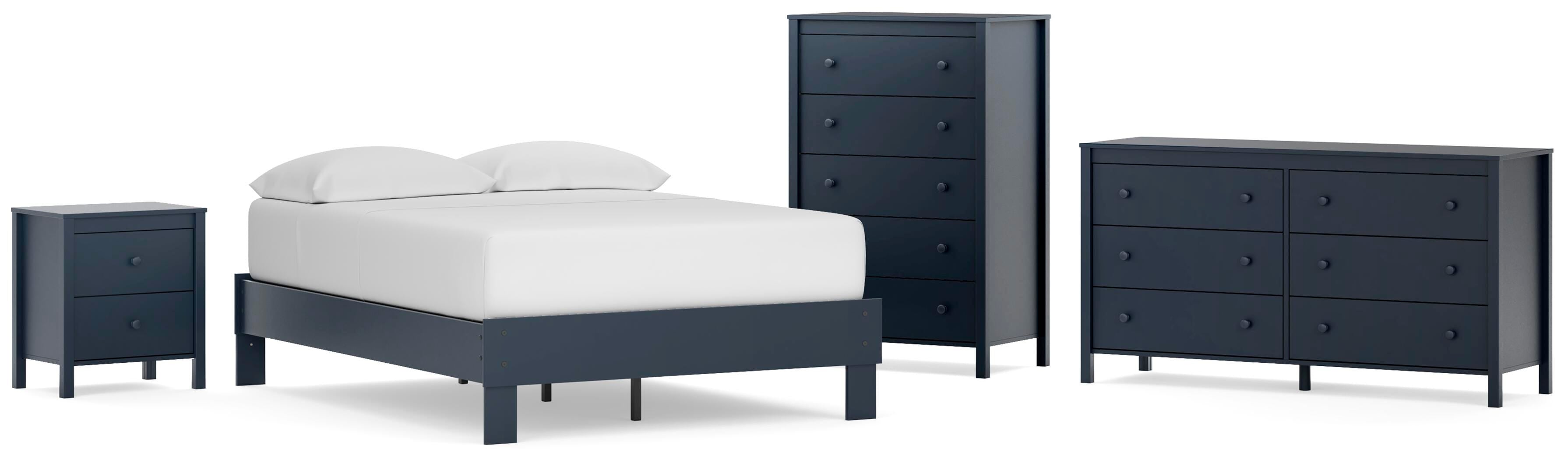 Simmenfort Platform Bed, Dresser, Chest and Nightstand