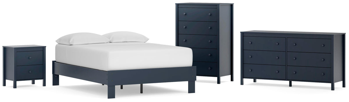 Simmenfort Platform Bed, Dresser, Chest and Nightstand