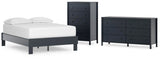 Simmenfort Platform Bed, Dresser and Chest