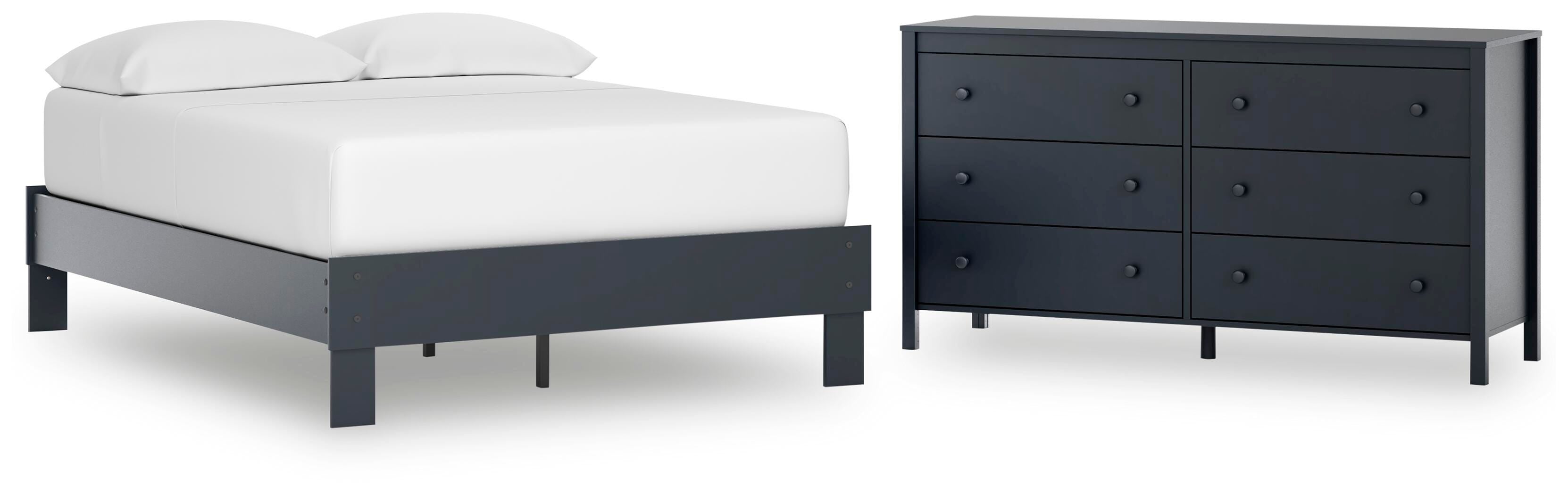 Simmenfort Platform Bed and Dresser
