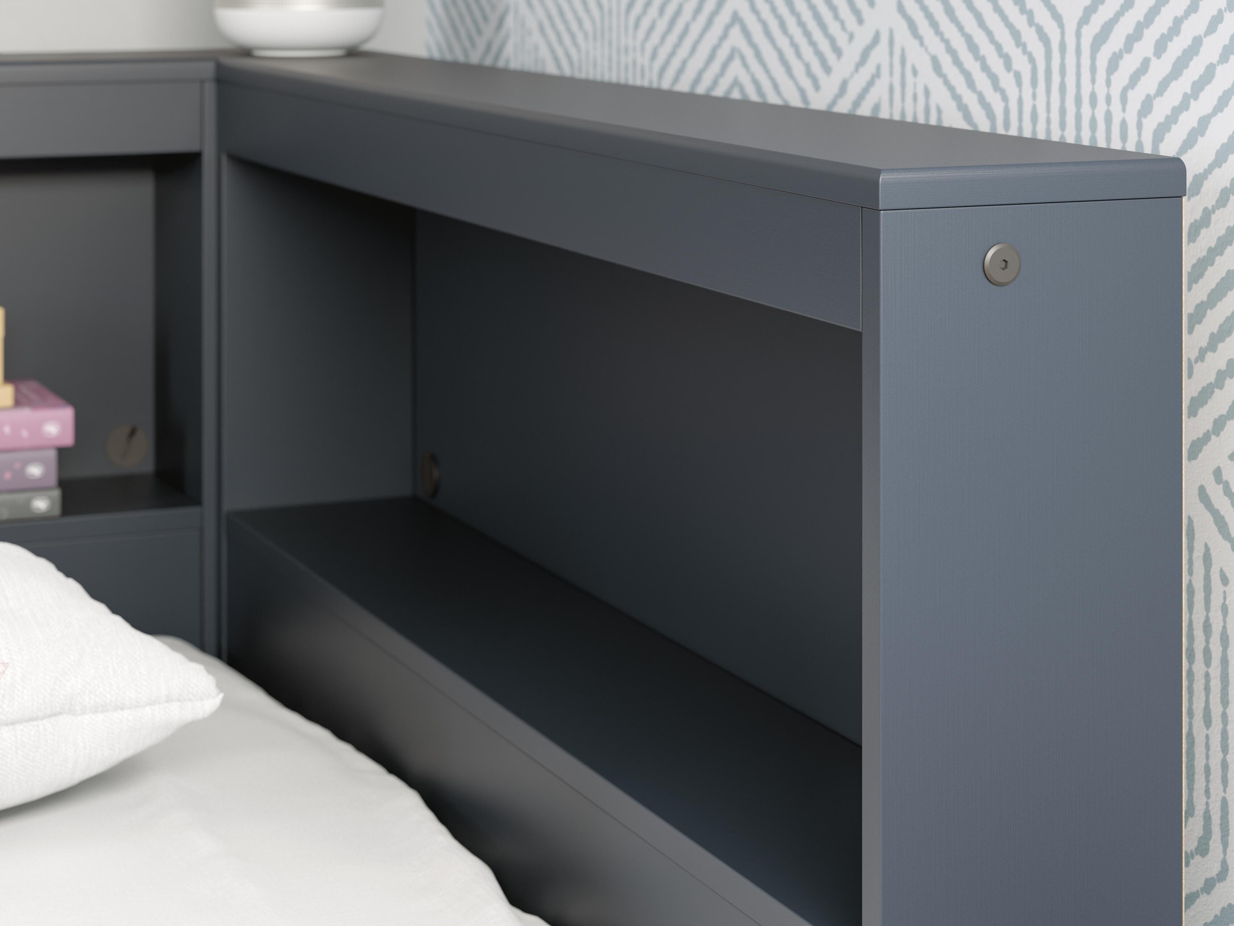 Simmenfort Bookcase Storage Bed