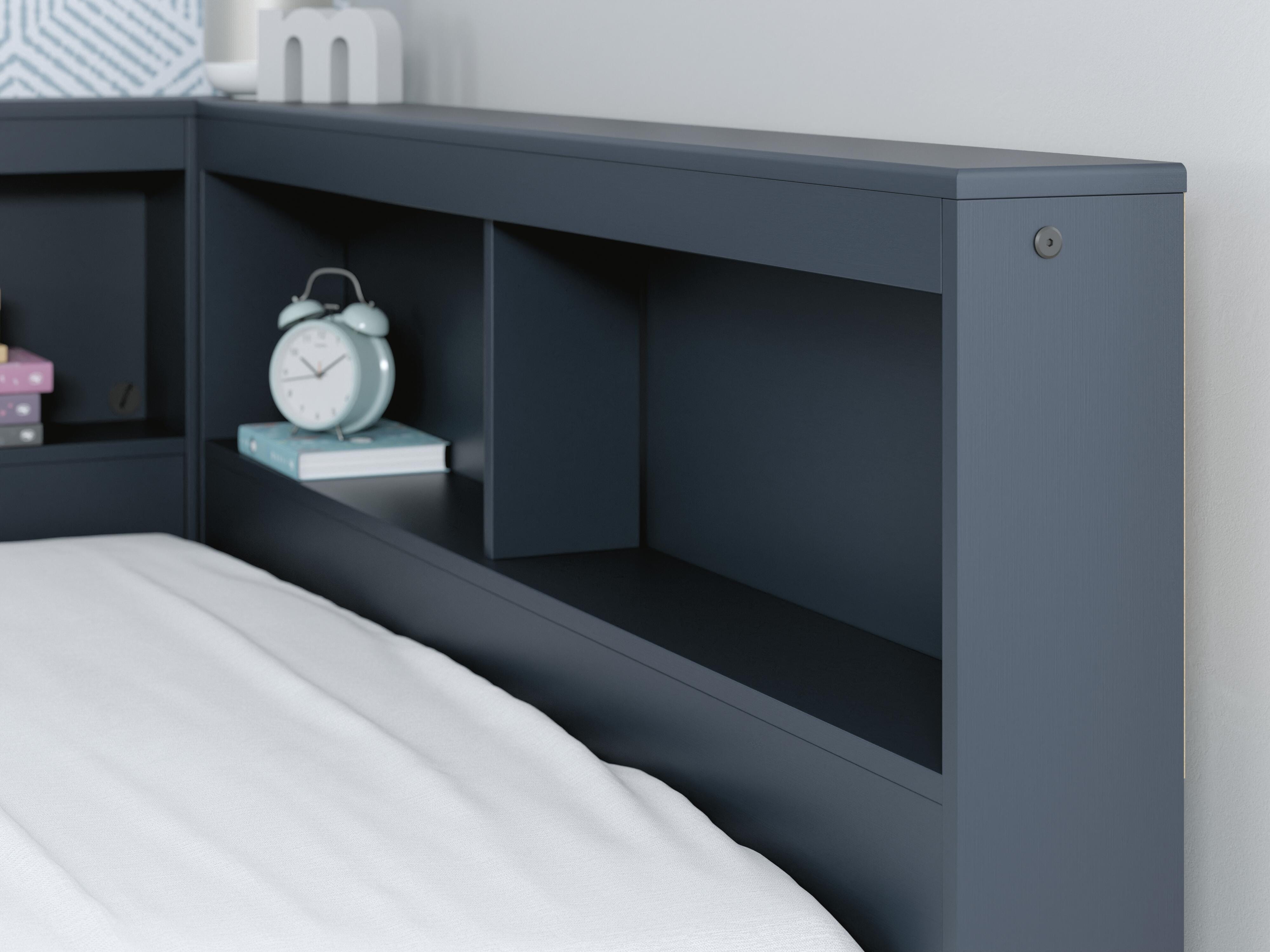 Simmenfort Bookcase Storage Bed