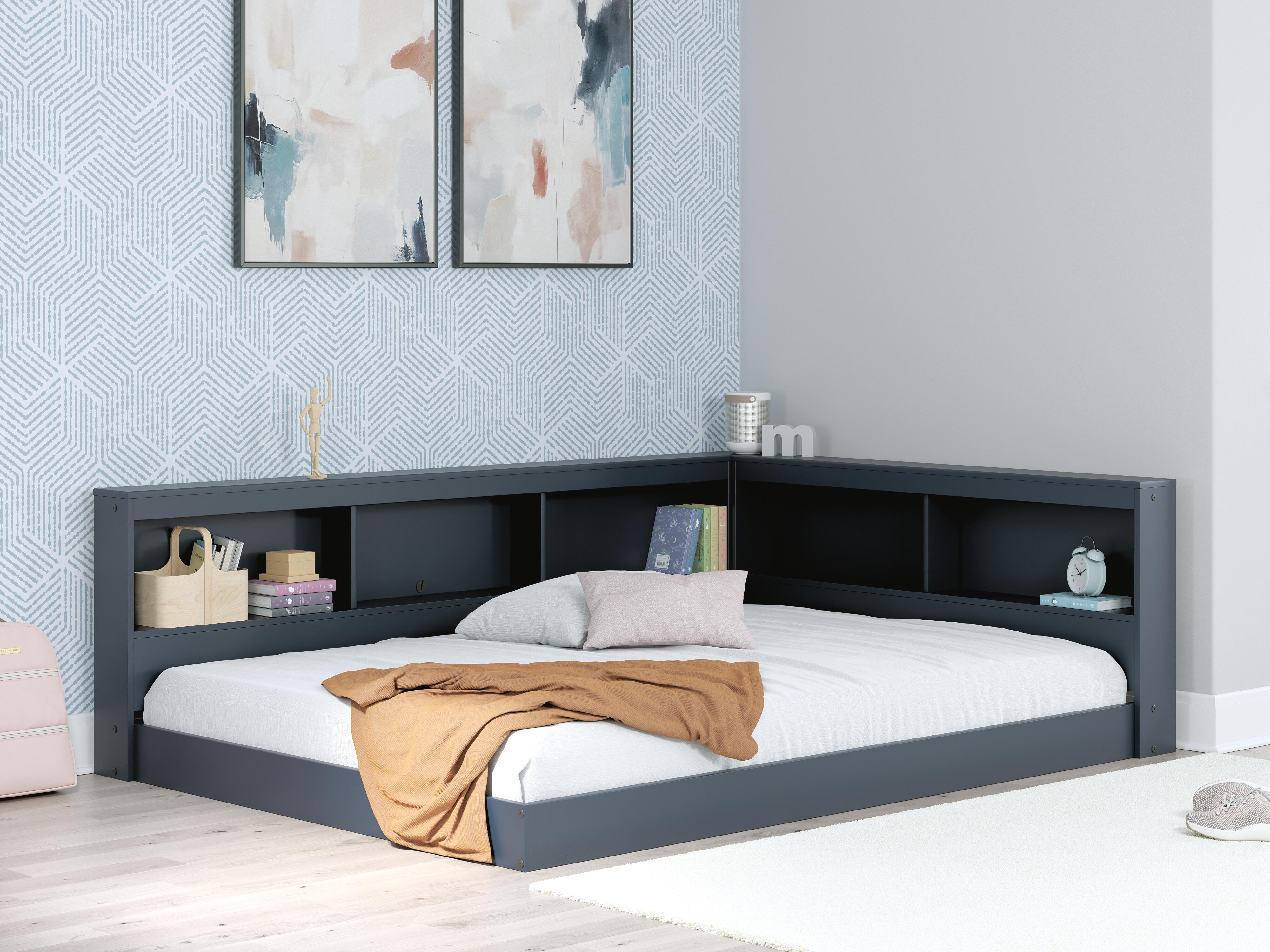 Simmenfort Bookcase Storage Bed