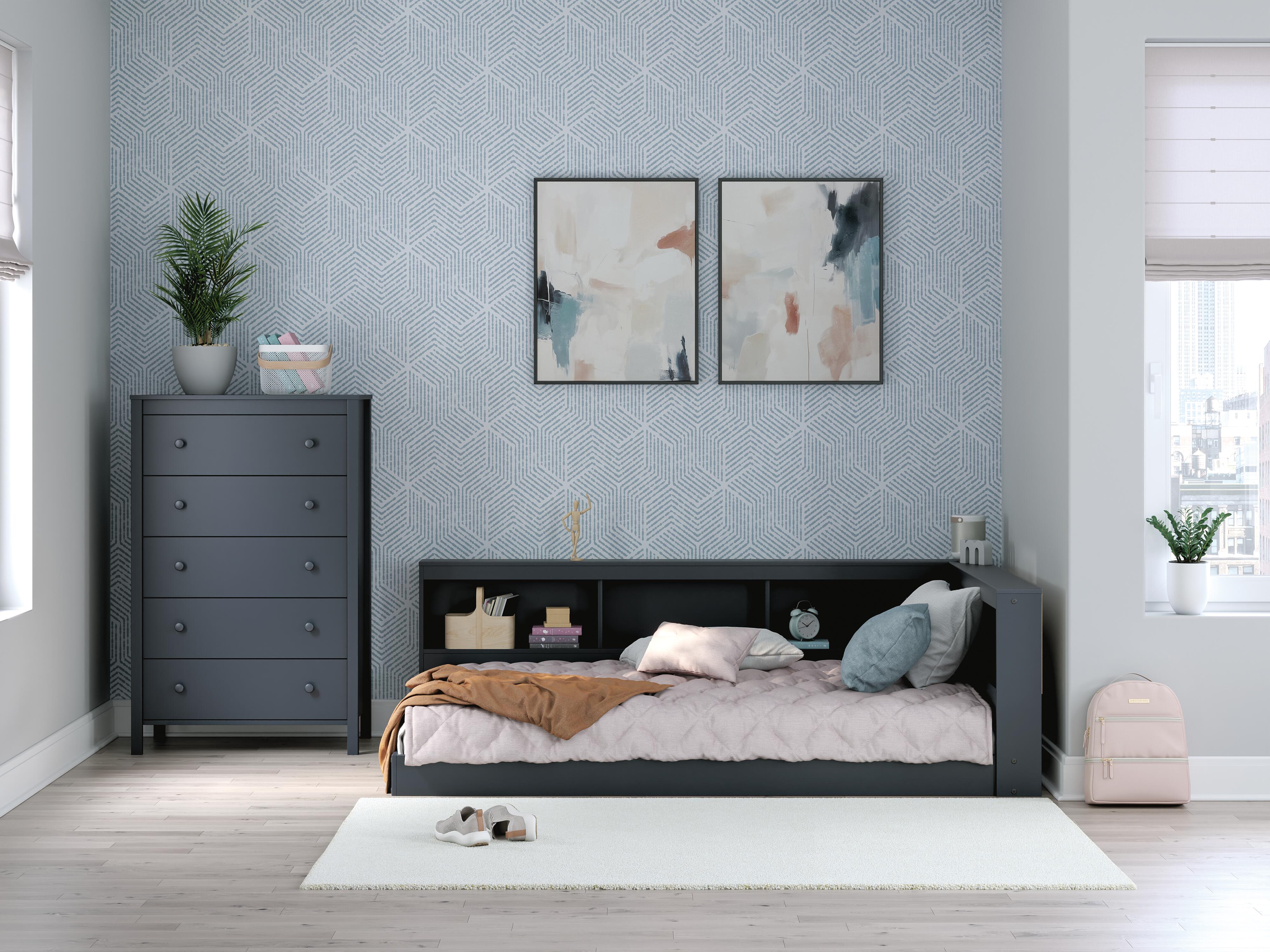 Simmenfort Bookcase Storage Bed