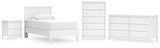 Hallityn Panel Platform Bed, Dresser, Chest and Nightstand