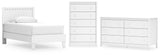 Hallityn Panel Platform Bed, Dresser and Chest