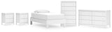 Hallityn Platform Bed, Dresser, Chest and 2 Nightstands