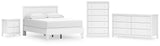 Hallityn Panel Platform Bed, Dresser, Chest and Nightstand