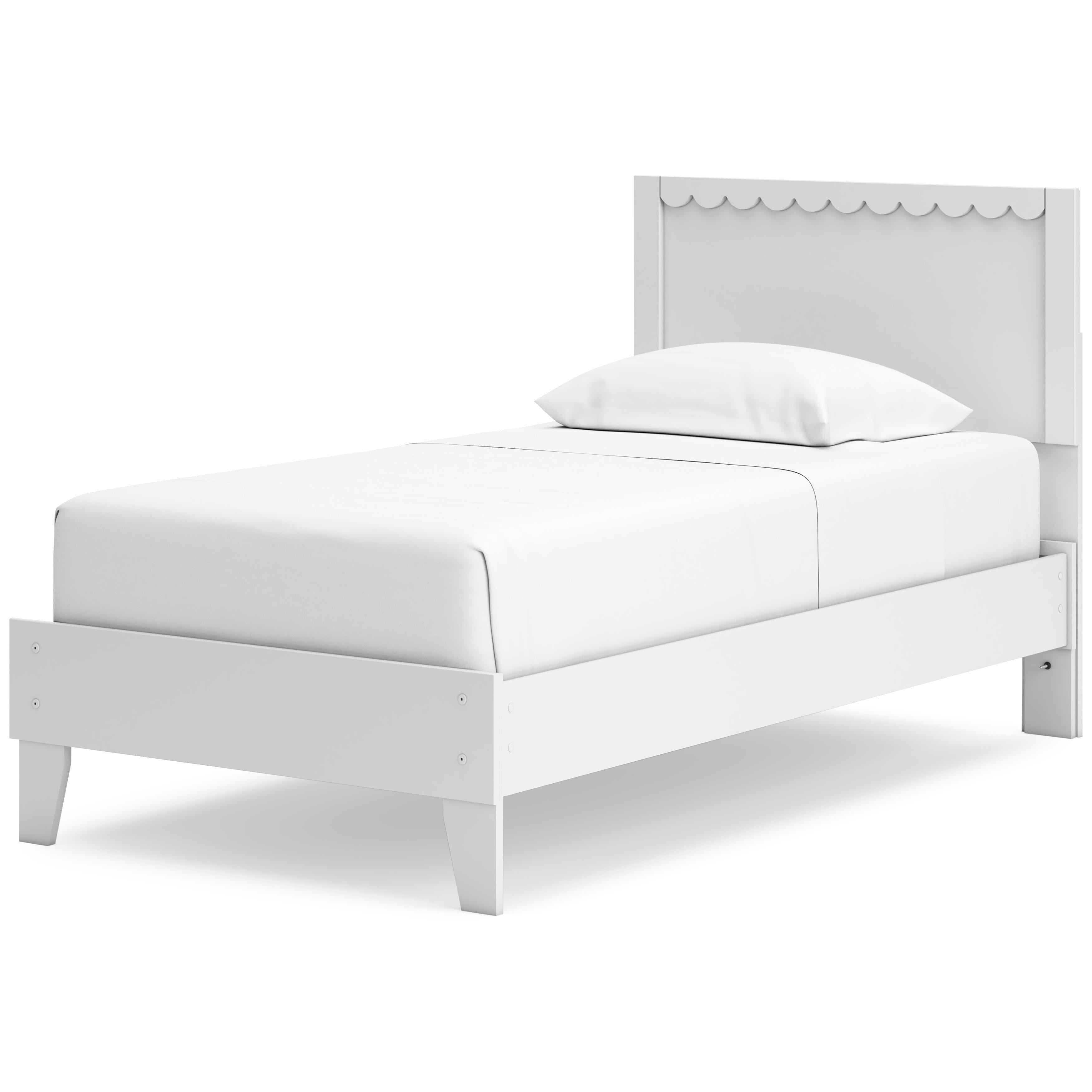 Hallityn Panel Platform Bed, Dresser and Nightstand