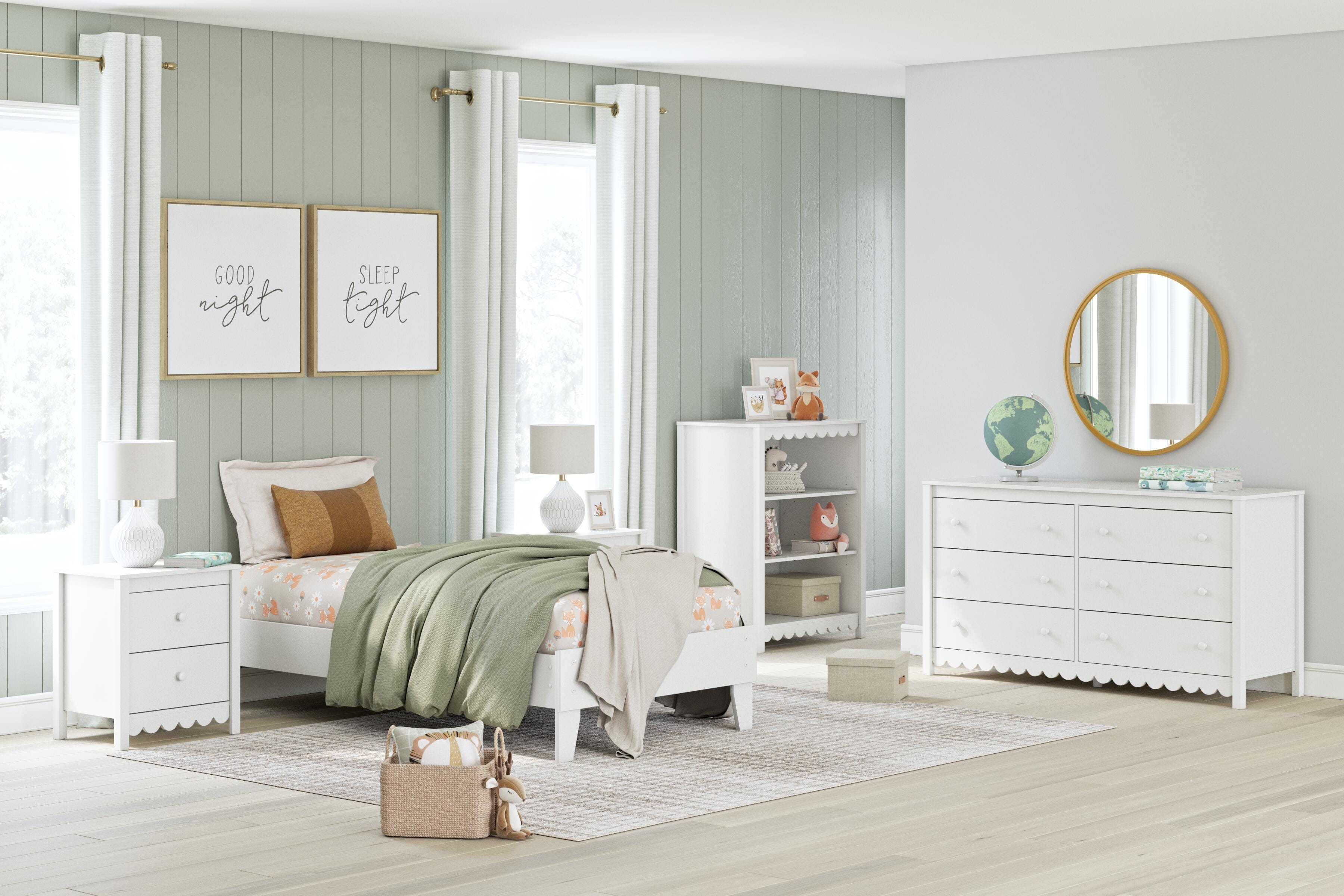 Hallityn Platform Bed
