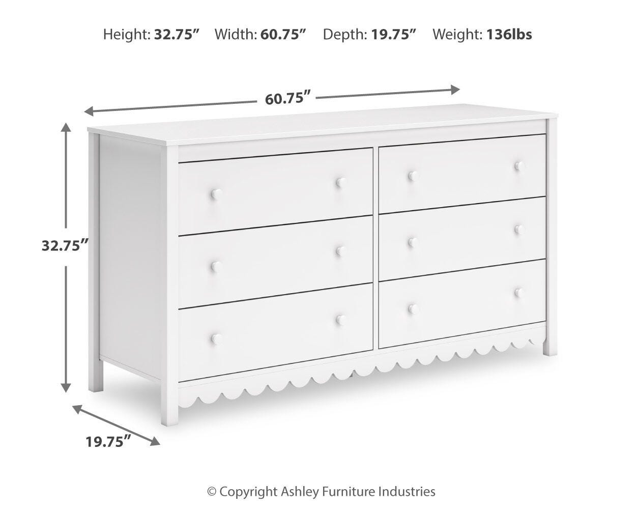Hallityn Panel Headboard, Dresser and Nightstand