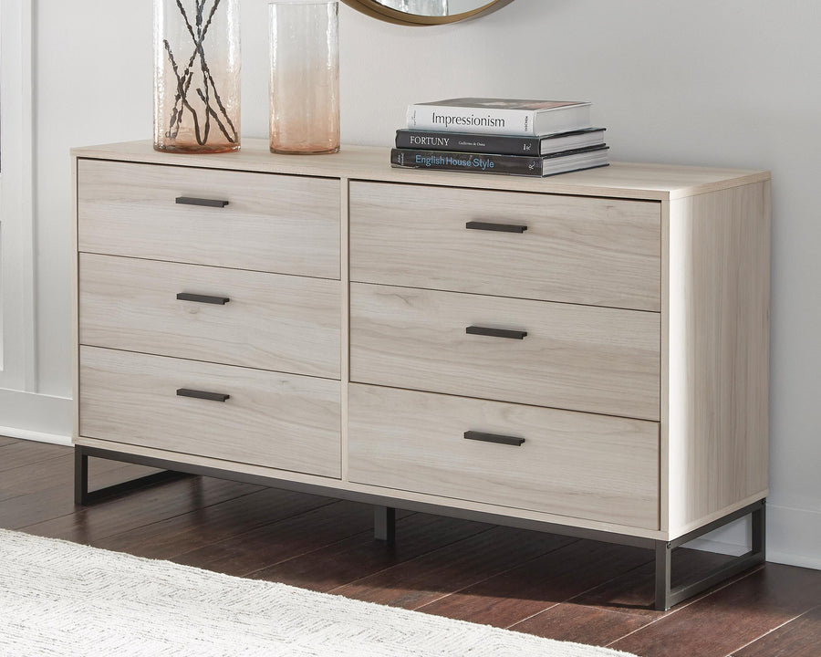 Shawburn Crossbuck Panel Headboard and Dresser