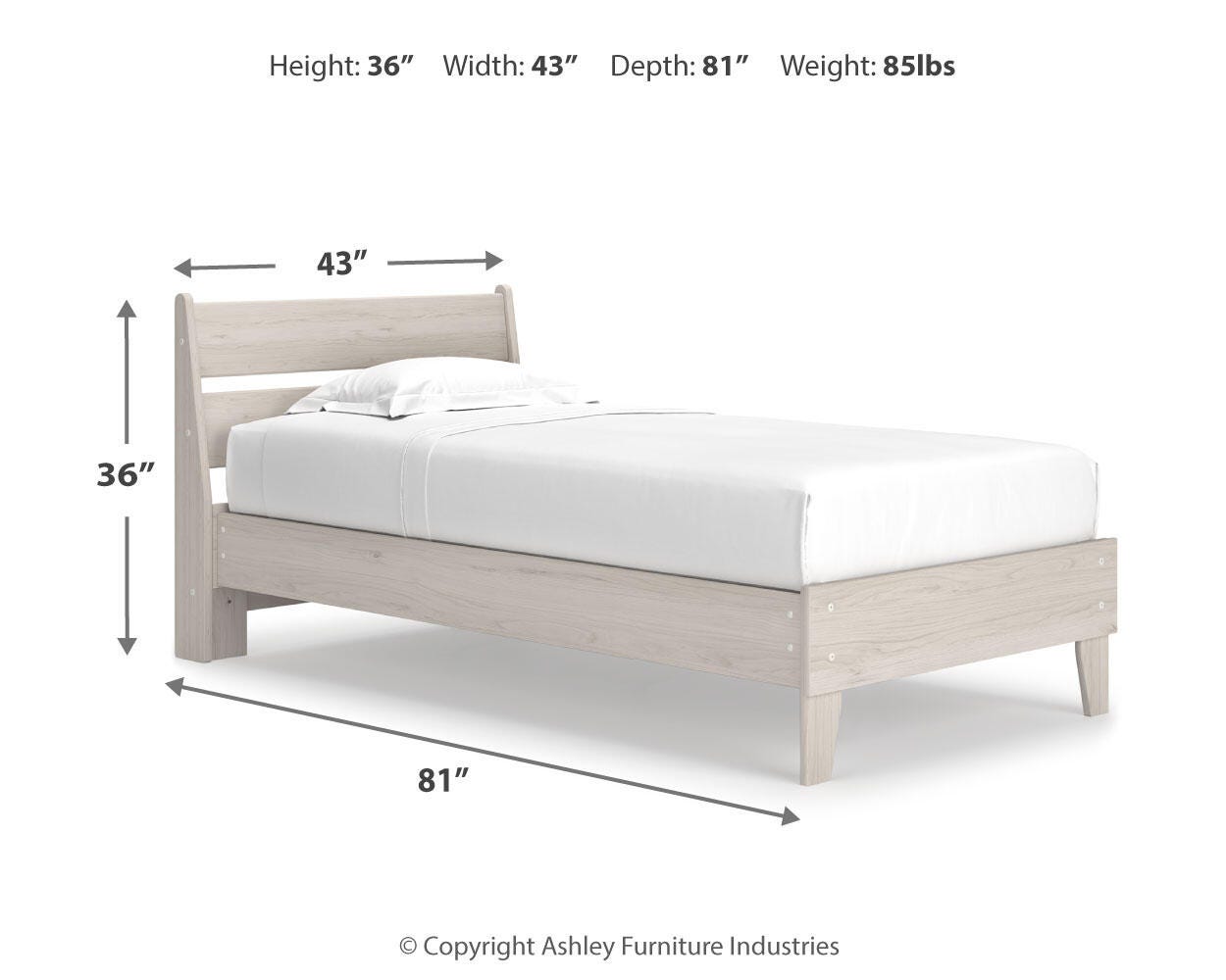 Socalle Panel Platform Bed