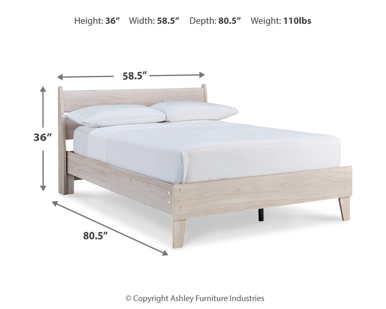 Socalle Panel Platform Bed