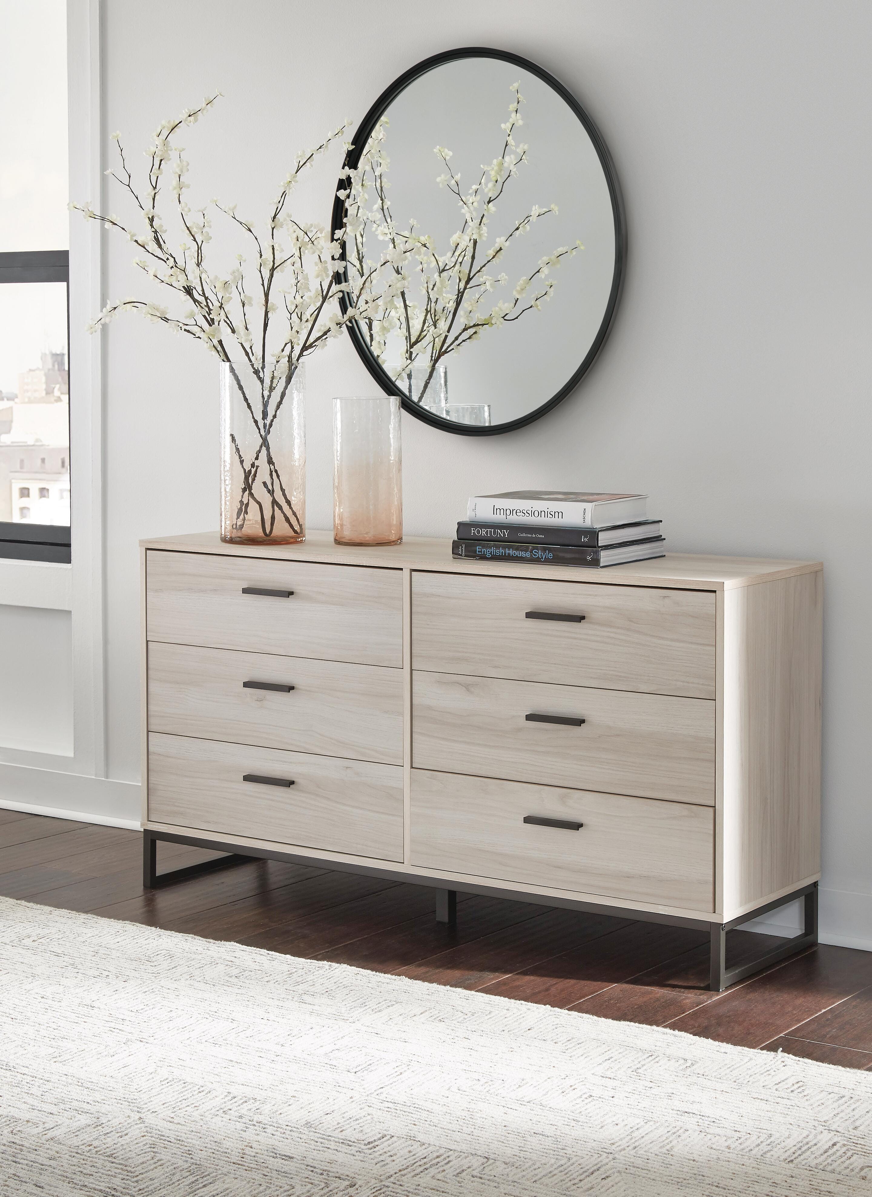 Socalle Panel Platform Bed with Dresser and Nightstand