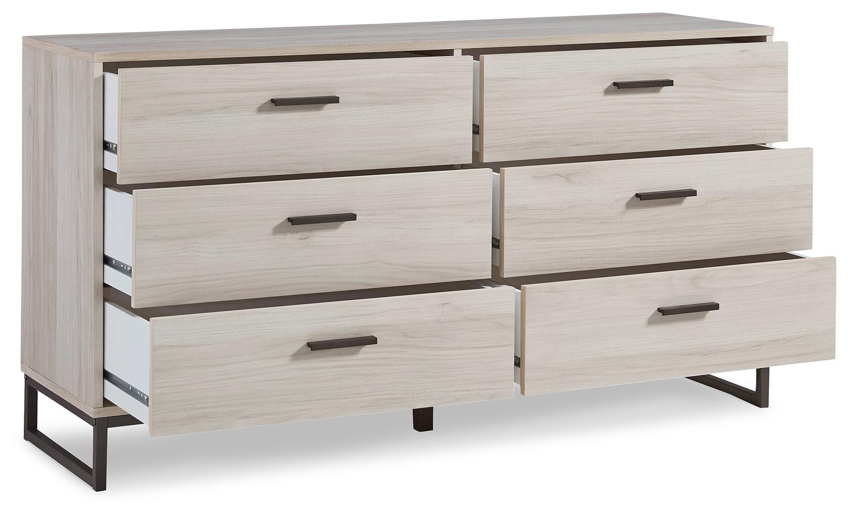 Socalle Panel Platform Bed with Dresser and Nightstand