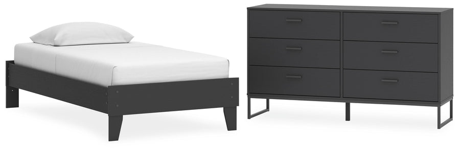Socalle Platform Bed and Dresser