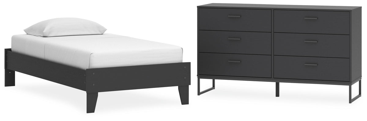 Socalle Platform Bed and Dresser