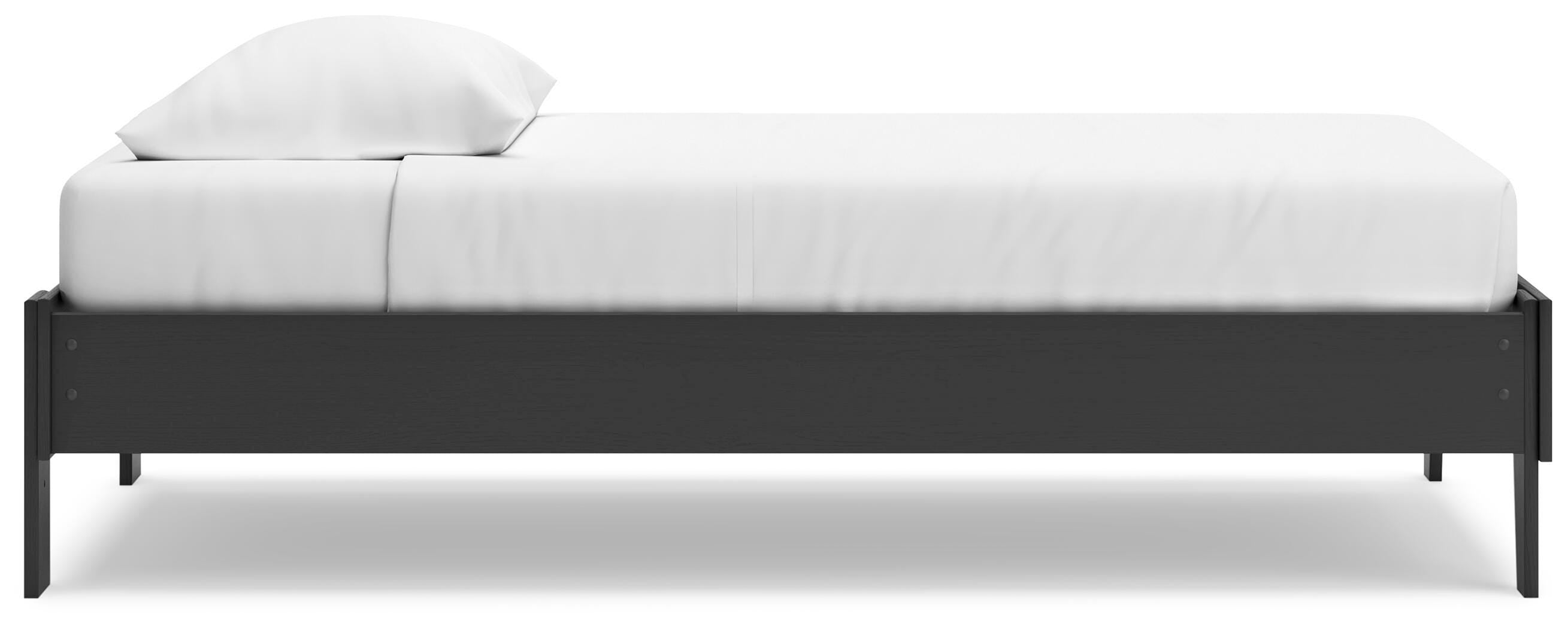 Socalle Platform Bed and Nightstand