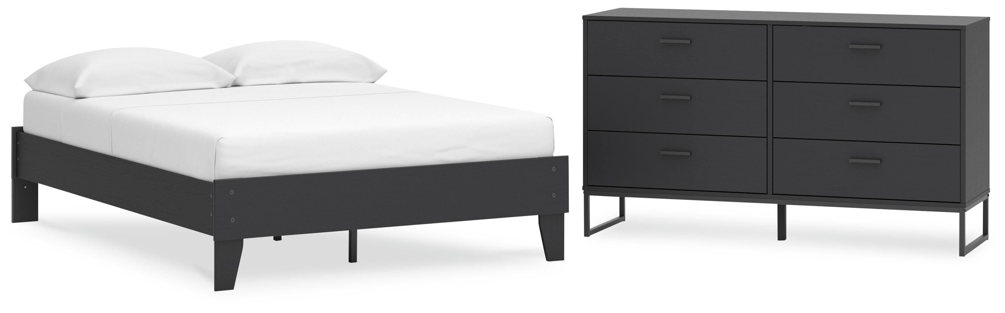Socalle Platform Bed and Dresser