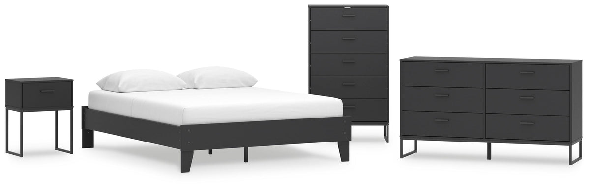Socalle Platform Bed, Dresser, Chest and Nightstand