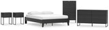 Socalle Platform Bed, Dresser, Chest and 2 Nightstands