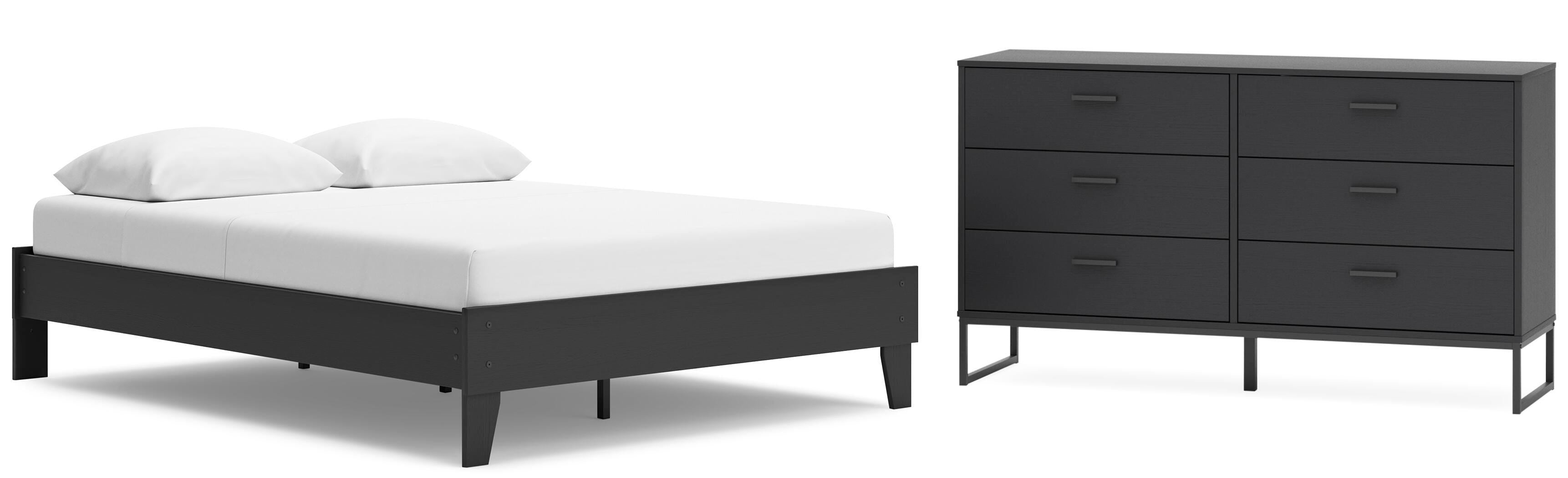 Socalle Platform Bed and Dresser