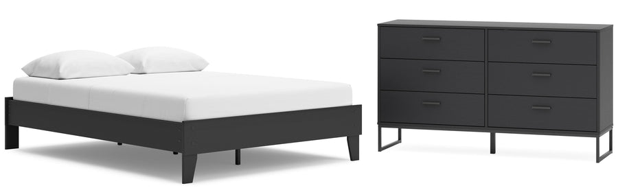 Socalle Platform Bed and Dresser