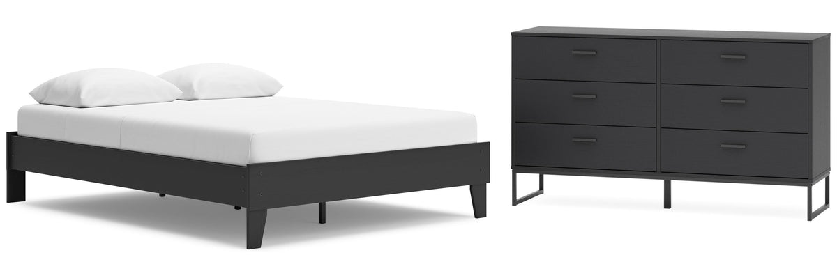 Socalle Platform Bed and Dresser