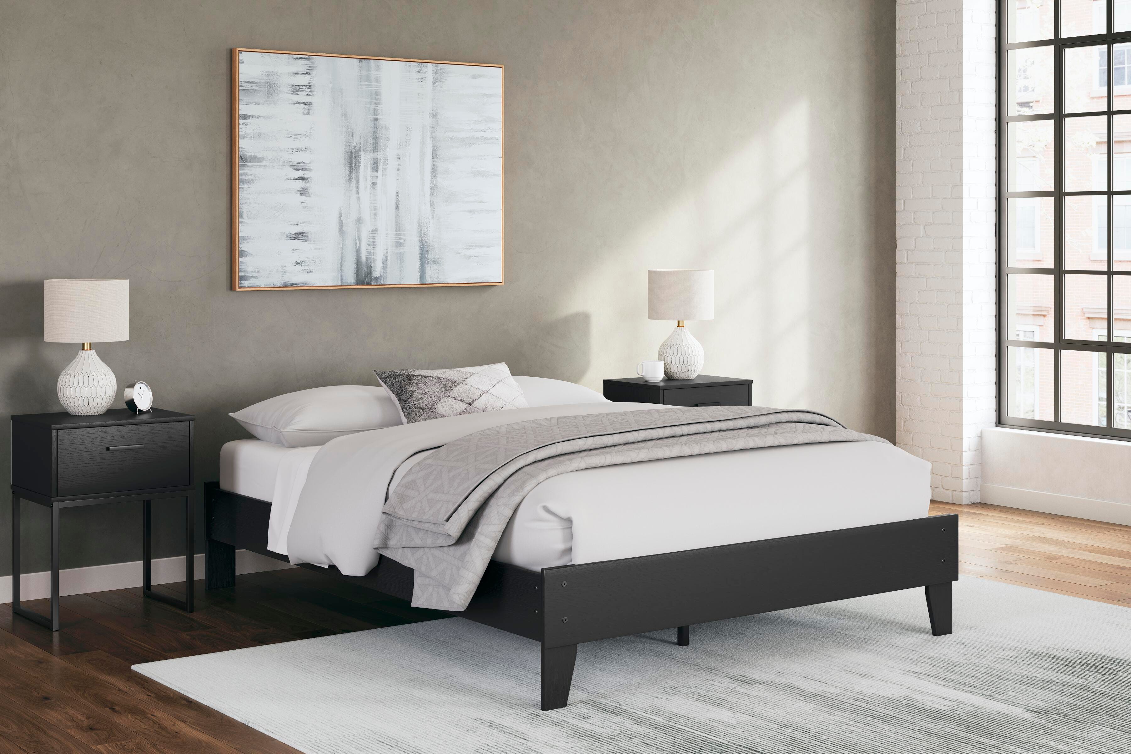 Socalle Platform Bed and Dresser