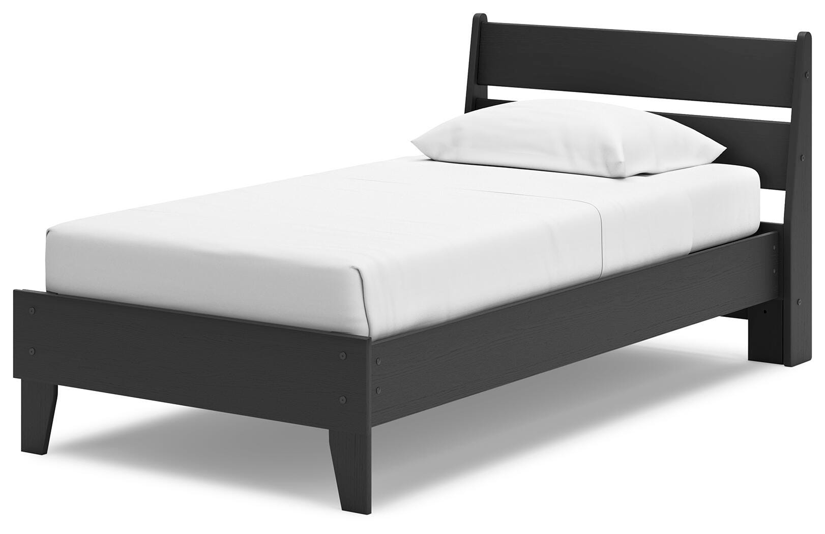 Socalle Panel Platform Bed and Nightstand