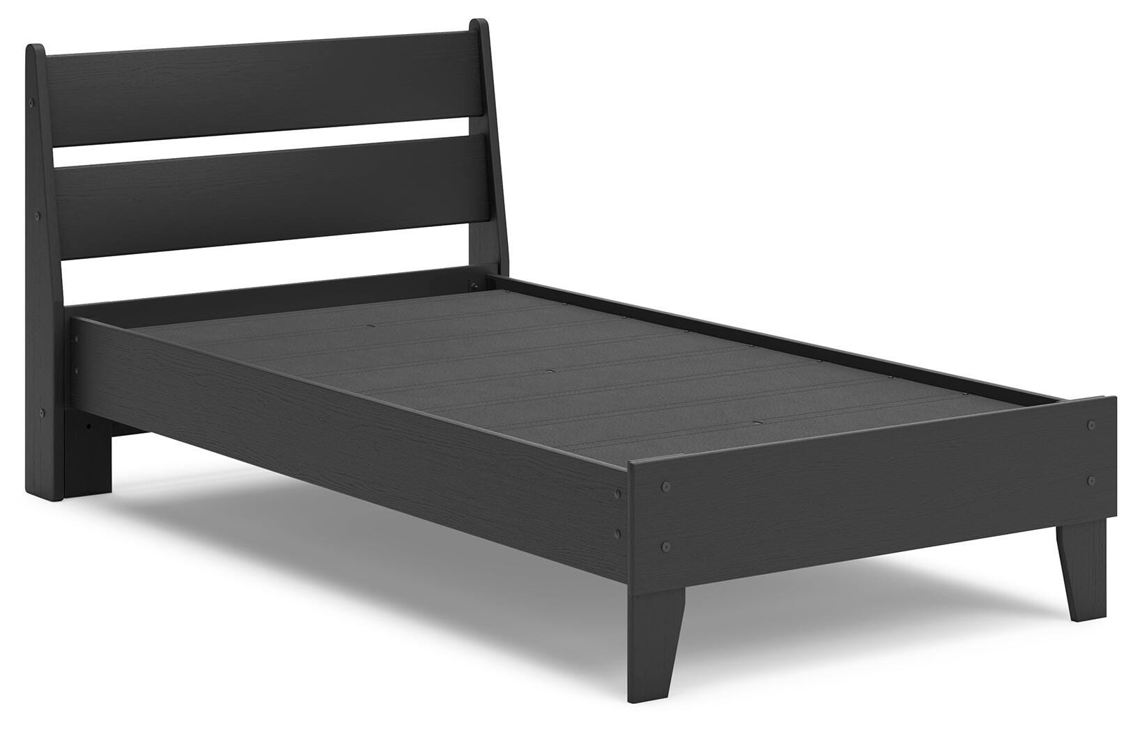Socalle Panel Platform Bed and Nightstand