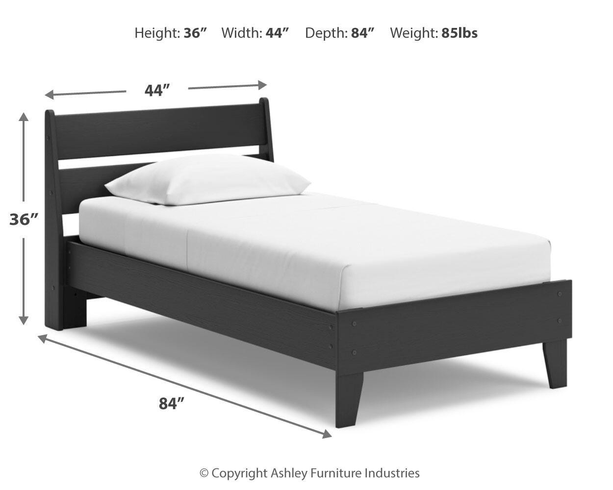 Socalle Panel Platform Bed and Dresser