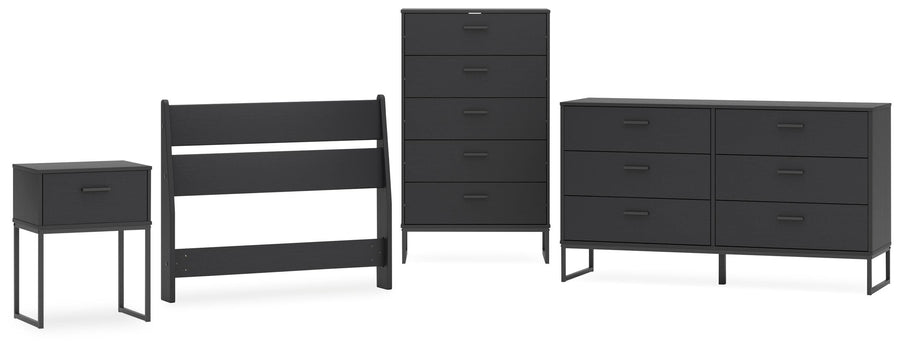 Socalle Panel Headboard, Dresser, Chest and Nightstand