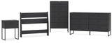 Socalle Panel Headboard, Dresser, Chest and Nightstand