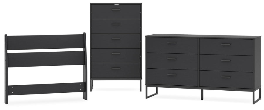 Socalle Panel Headboard, Dresser and Chest