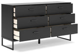 Socalle Panel Headboard, Dresser and Nightstand