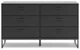 Socalle Panel Headboard, Dresser and Chest
