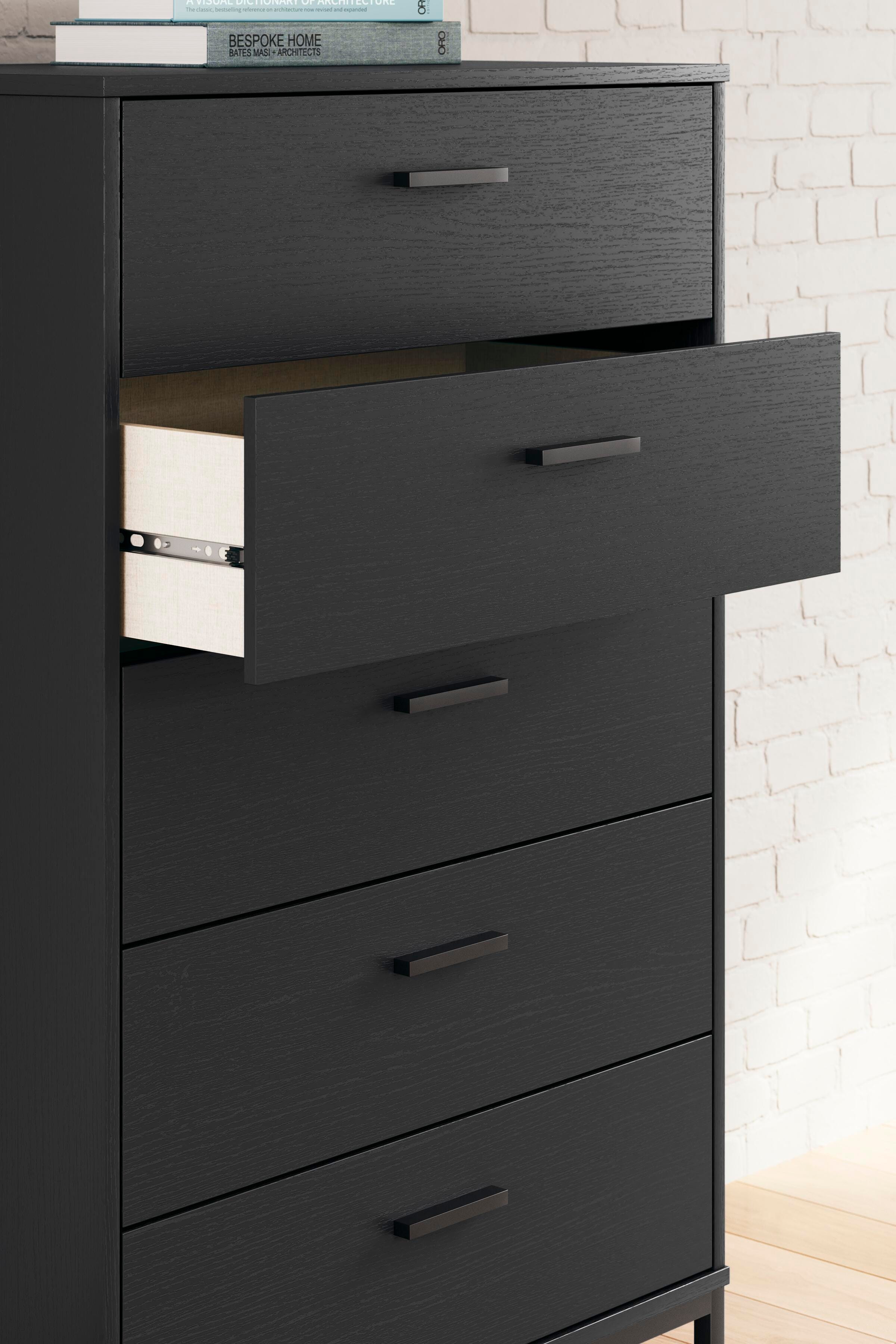 Socalle Panel Platform Bed, Dresser, Chest and Nightstand