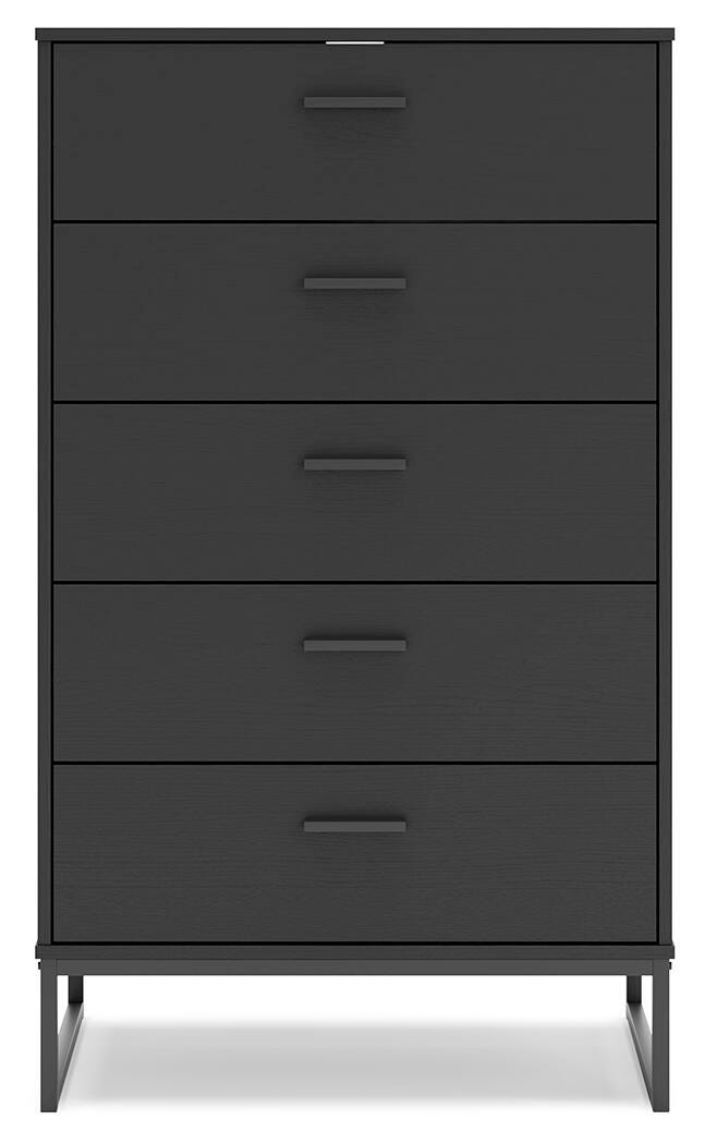 Socalle Panel Platform Bed, Dresser, Chest and Nightstand