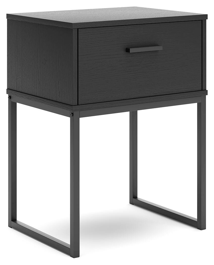 Socalle Platform Bed and 2 Nightstands