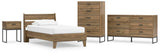 Deanlow Platform Panel Bed, Dresser, Chest and Nightstand