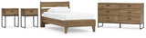 Deanlow Platform Panel Bed, Dresser and 2 Nightstands