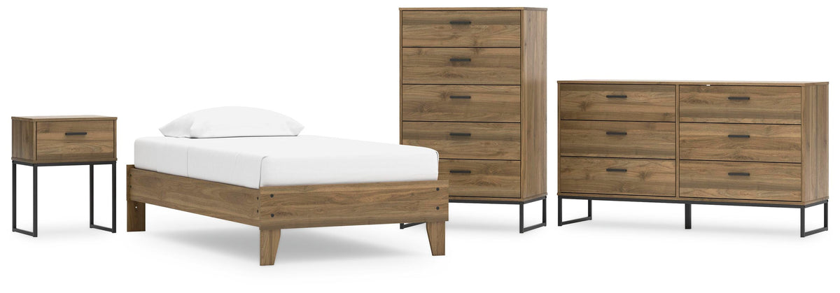 Deanlow Platform Bed, Dresser, Chest and Nightstand